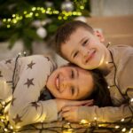 Familien-Weihnachtsfotoshooting in Deutschland