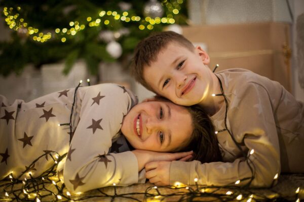 Familien-Weihnachtsfotoshooting in Deutschland